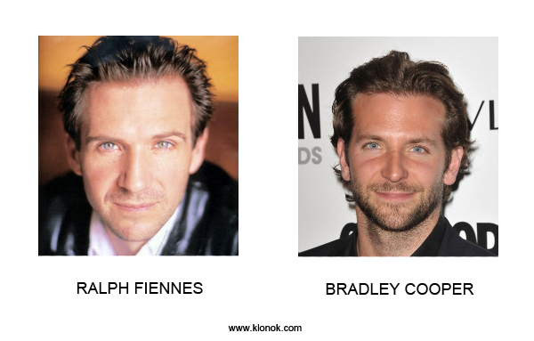 Ralph Fiennes - Bradley Cooper
 
Ralph Fiennes - Bradley Cooper