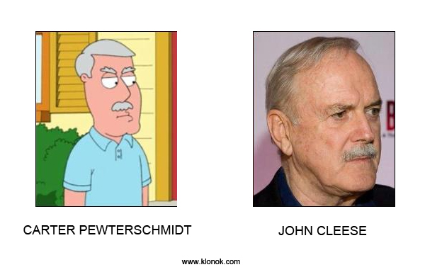 Carter Pewterschmidt - John Cleese
 
