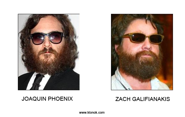 Joaquin Phoenix - Zach Galifianakis
 

