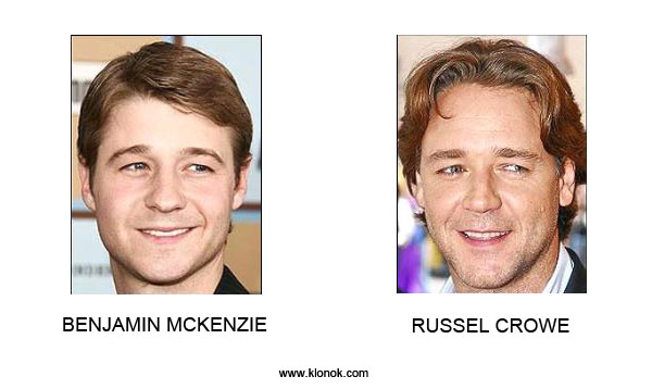 Benjamin McKenzie - Russel Crowe
 
