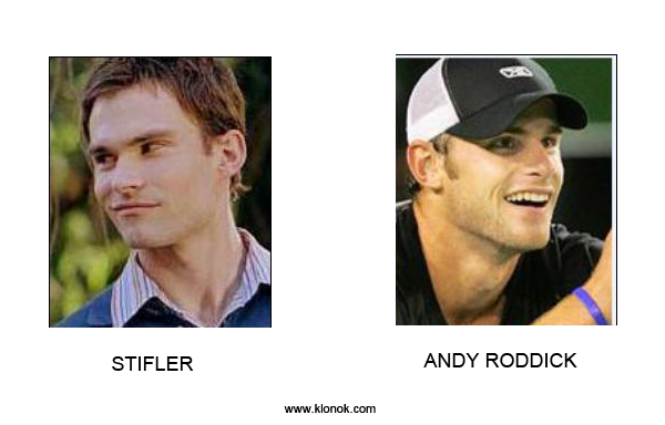 Stifler - Andy Roddick
 
