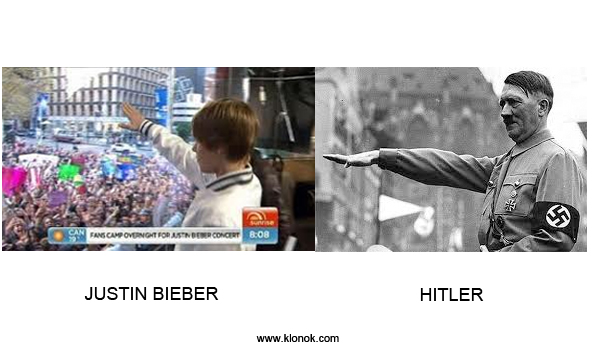 Justin Bieber - Hitler
 

