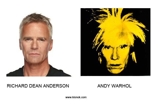 Richard Dean Anderson - Andy Warhol
 
